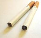 Two cigarettes