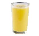 A glass of orange juice